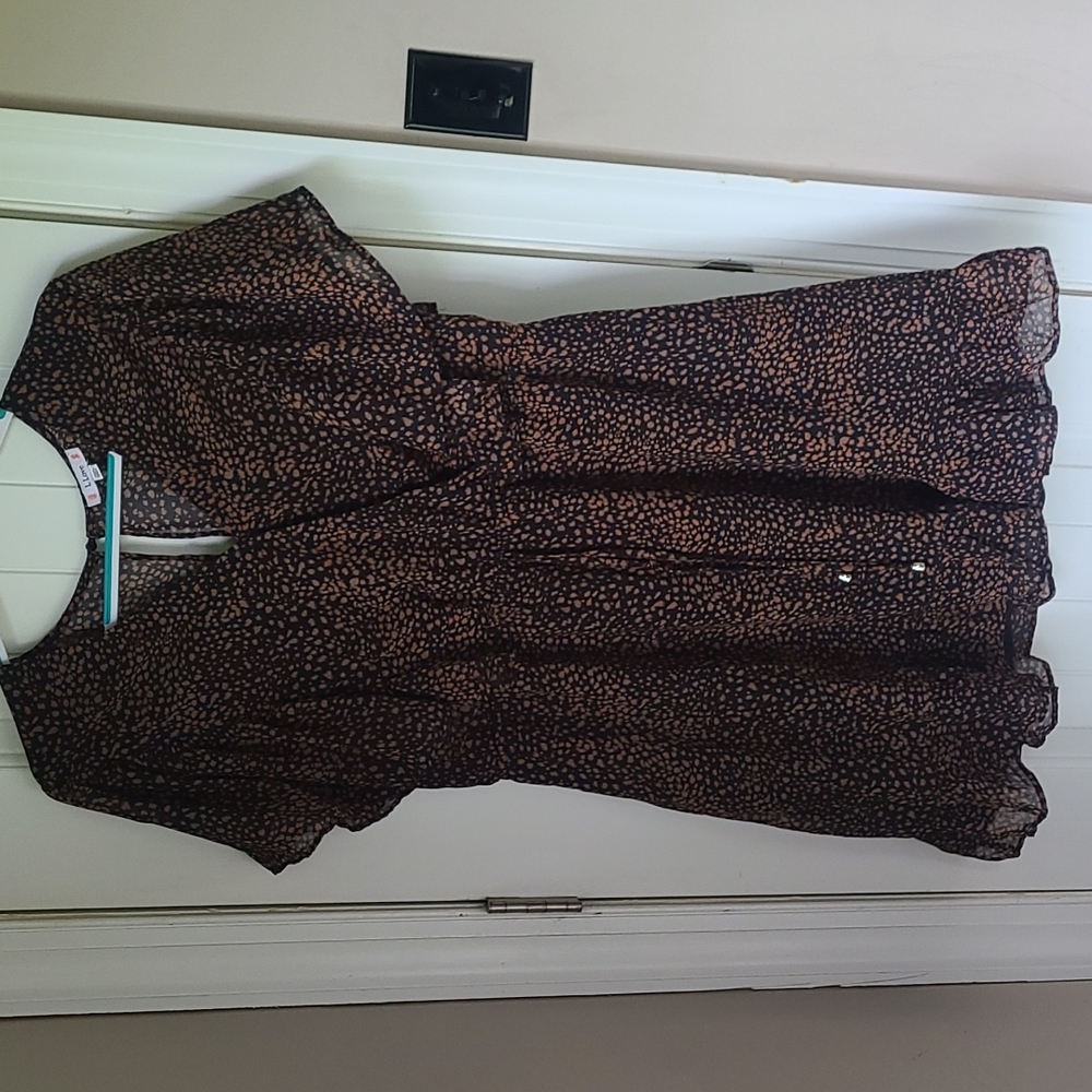 LLove Mini ruffle dress size 3xl